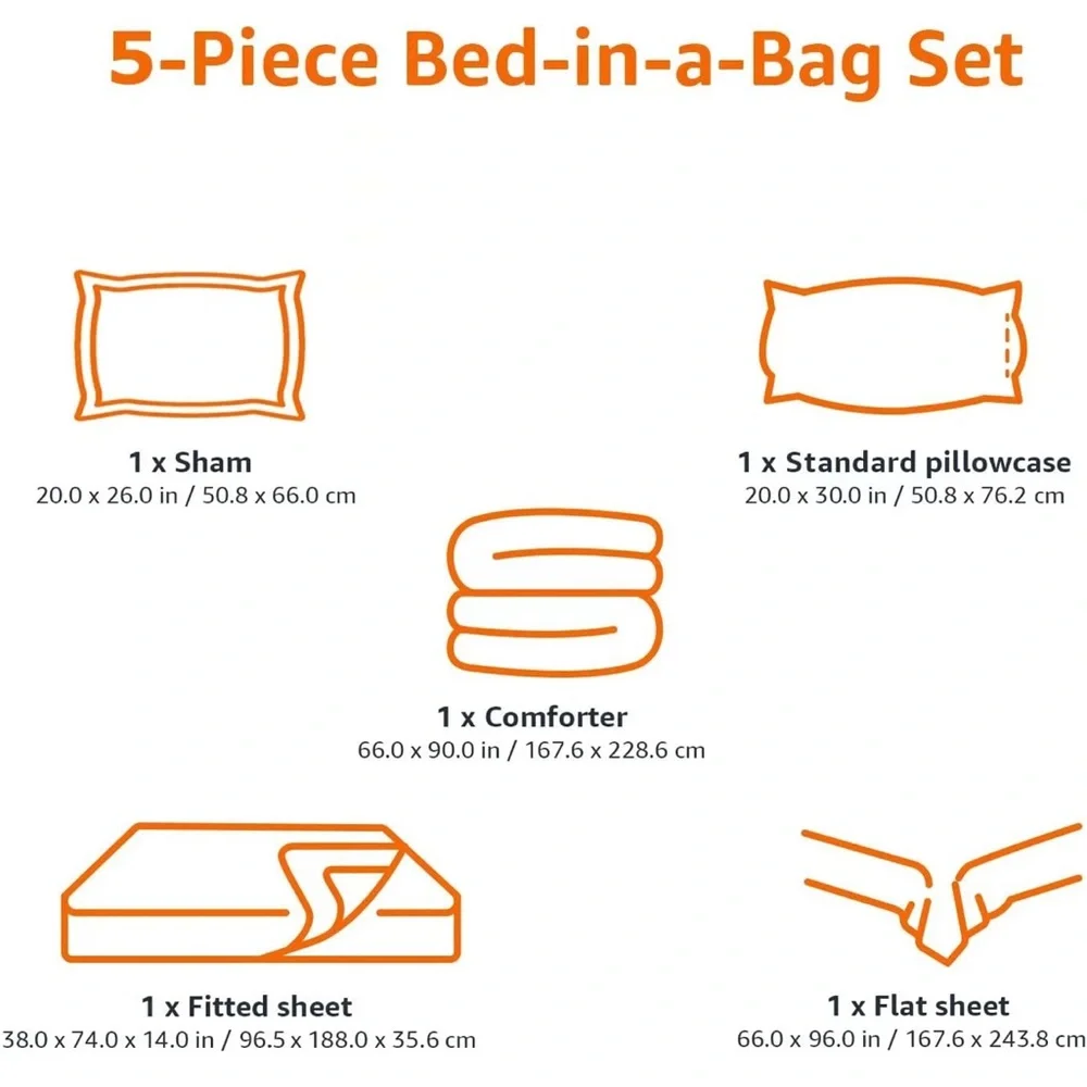 Butterfly Dreams Comforter Set - Pink and Orange
